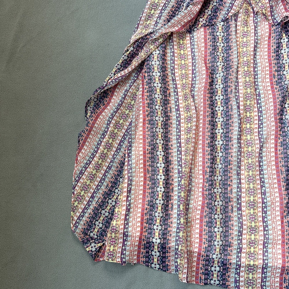 BCBG MAXAZRIA Dress Womens XS Spaghetti Criss Cross Strap Cocktail Mini Boho Y2K - Picture 5 of 16